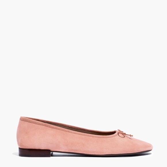 Madewell | The Adelle Ballet Flat in Suede - Picture 7 of 9
